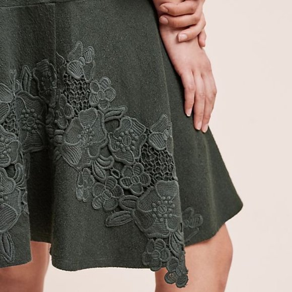 Green Anthropologie Maeve Dropwaist Dress (NWT) - Picture 2 of 3